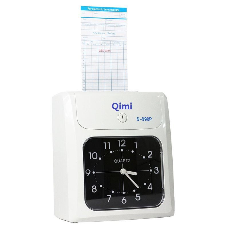 চেক ইন এবং চেক আউট জন্য কর্মচারী ঘড়ি